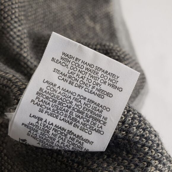 CAbi Womens Cape Wrap Sweater OS One Size Gigi Gray Leopard Animal Print 3115 - Picture 10 of 10